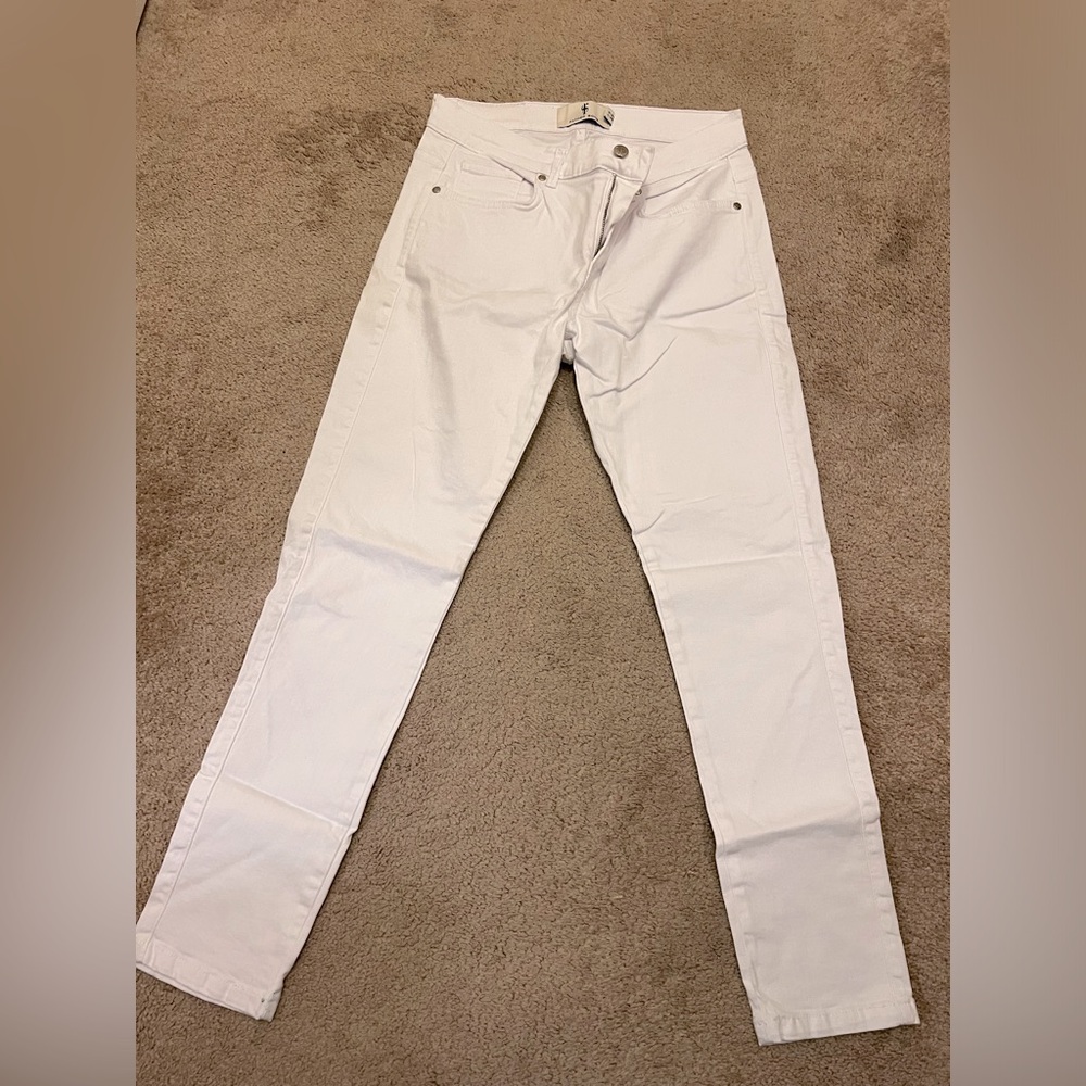 FATHER SONS STRETCH WHITE JEANS SIZE 34 W 28 L
